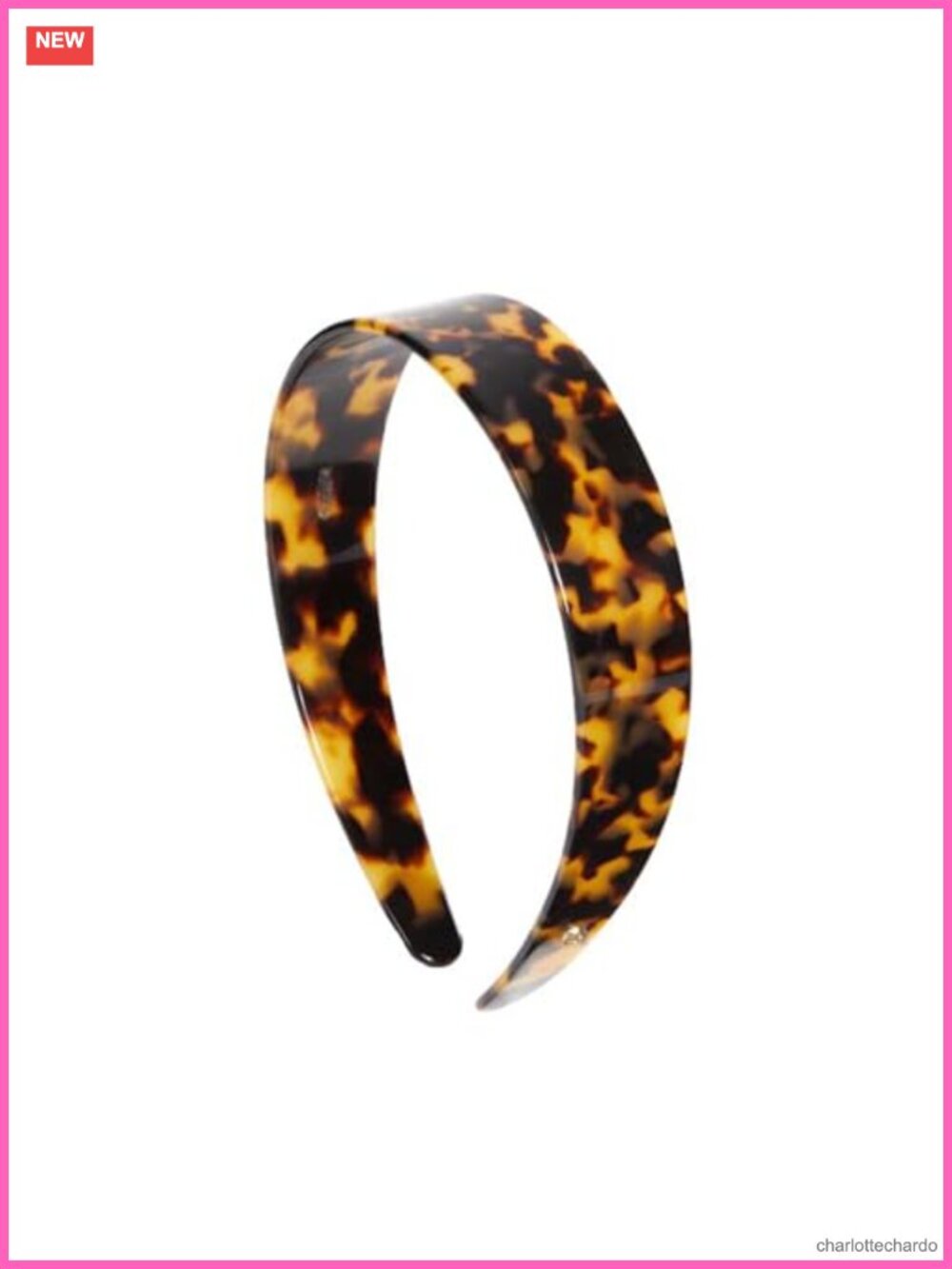 Acetate Headband for Women 5.5 Inches Hair Accessory Flexible